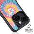 Rainbow Tie Dye iPhone 15 Kickstand Case